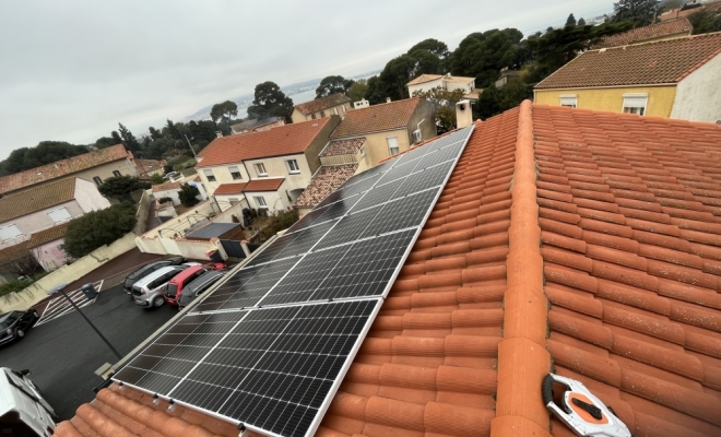 Installation d'un Solaire Photovoltaïque 6 Kwc à Béziers sur Toiture maçonnée, Nîmes, OGS Énergies